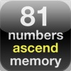 81 numbers ascend memory