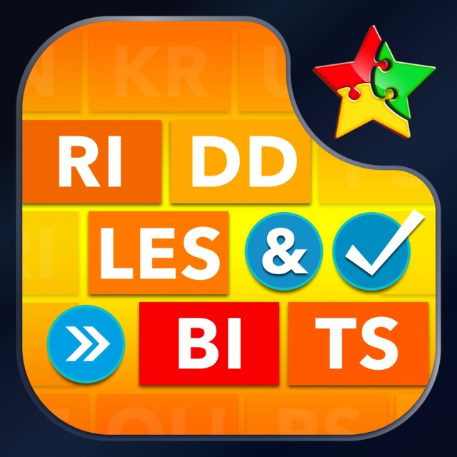 Riddles & Bits ~ guess the little puzzle words 24 x 7