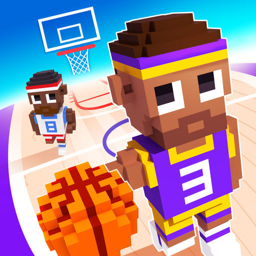 Blocky Basketball: Endless Arcade Dunker