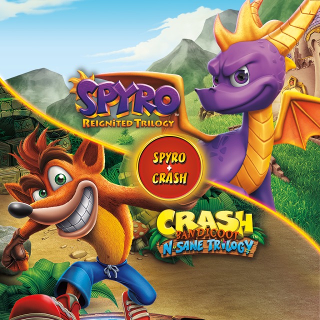 Spyro Reignited Trilogy / Crash Bandicoot N. Sane Trilogy Game Bundle
