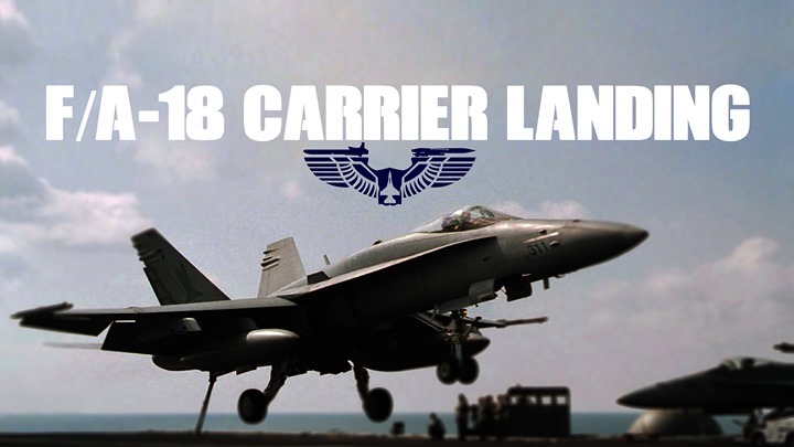 F18 Carrier Landing