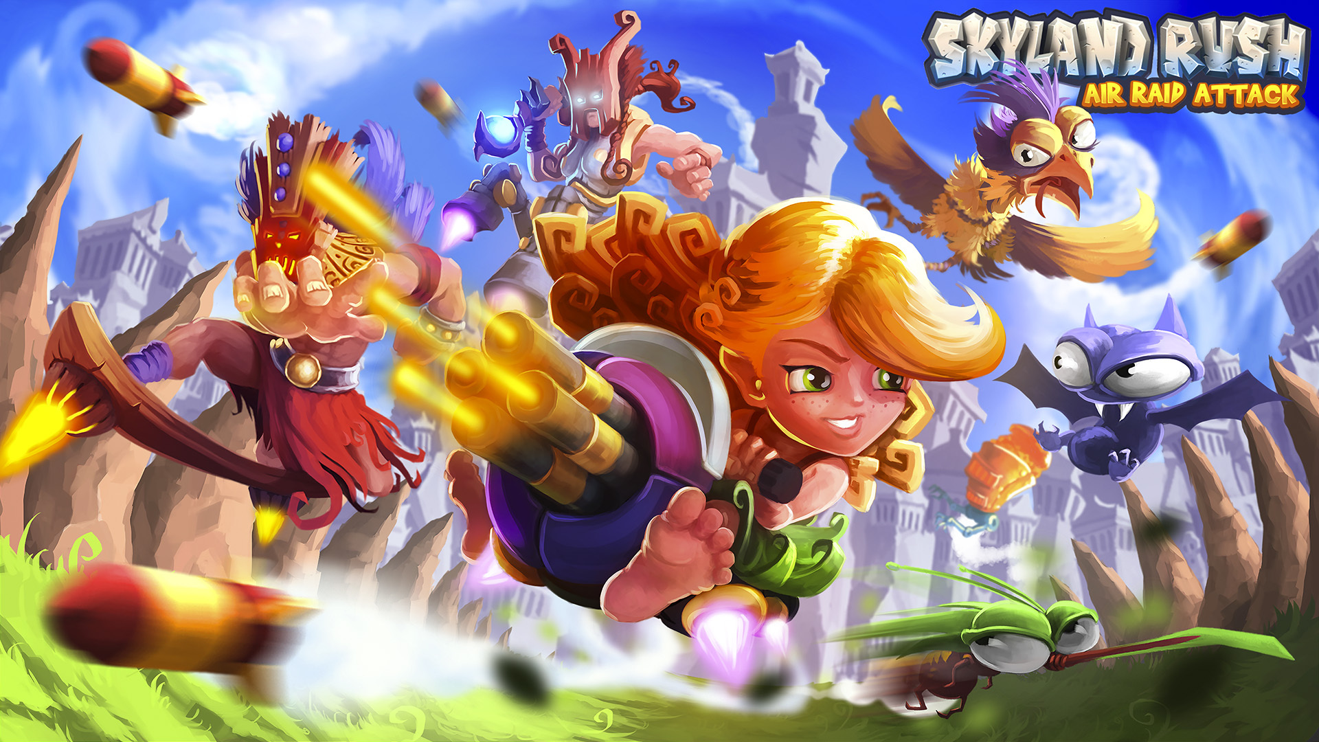 Skyland Rush - Air Raid Attack