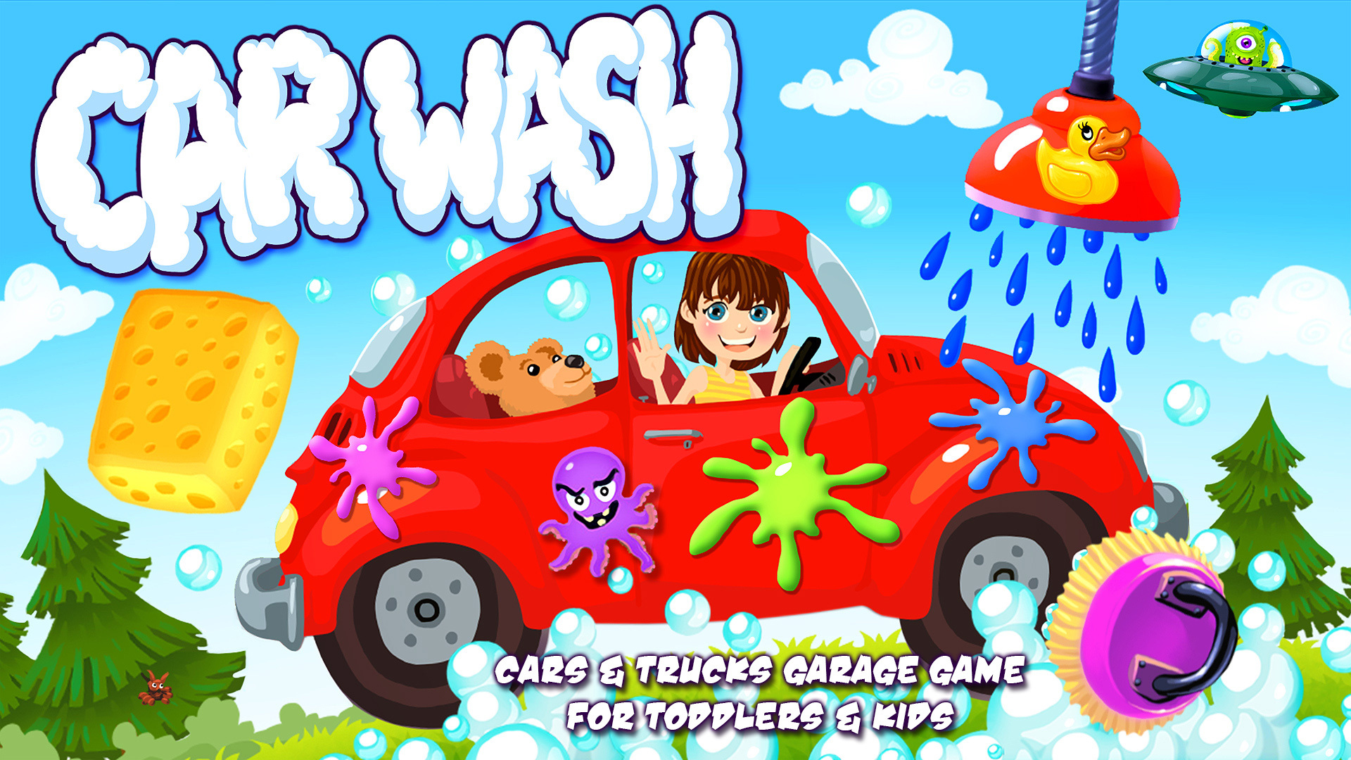 Car Wash - Cars & Trucks Garage Game for Toddlers & Kids