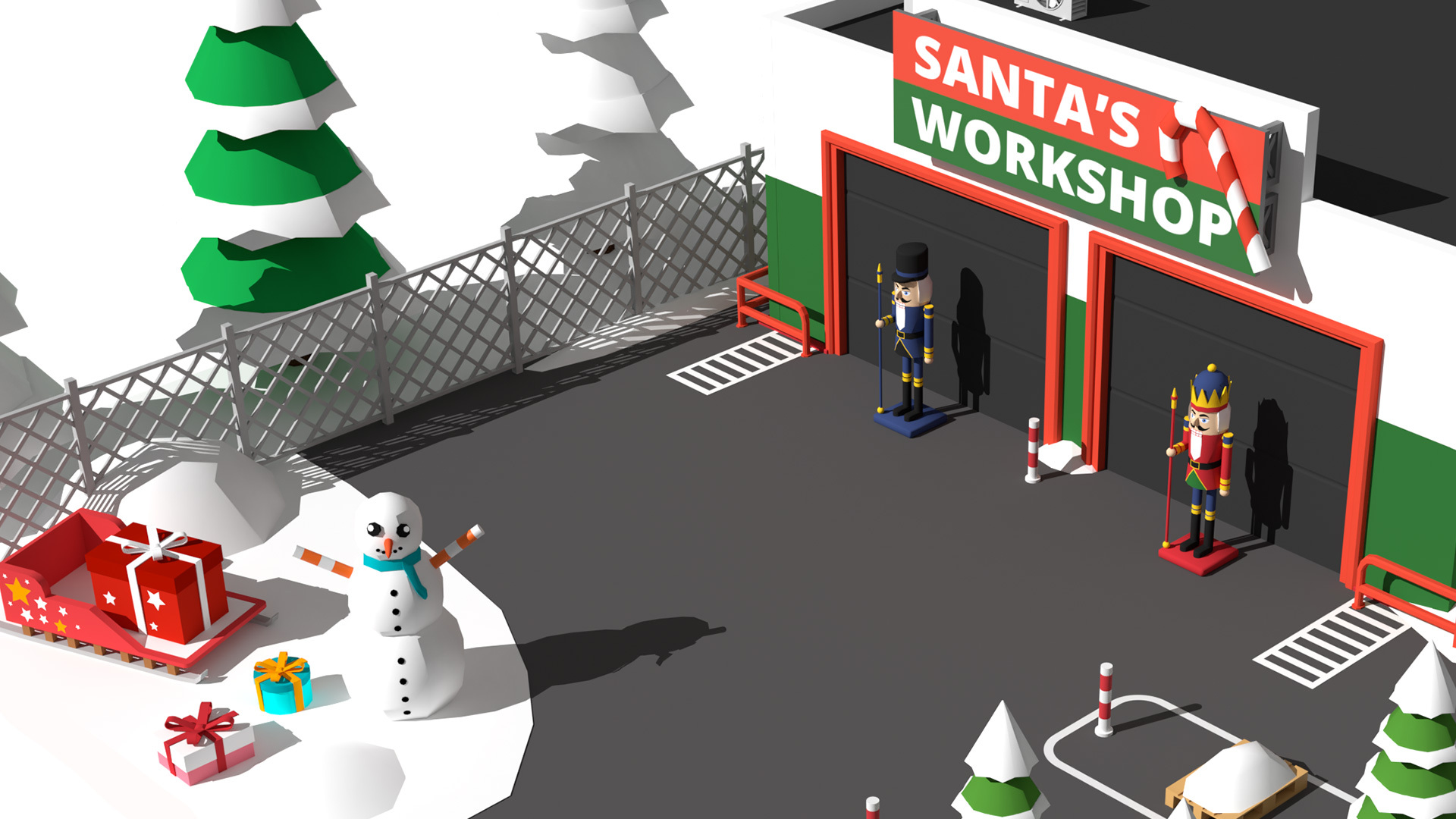 Forklift Extreme: Santa's Workshop