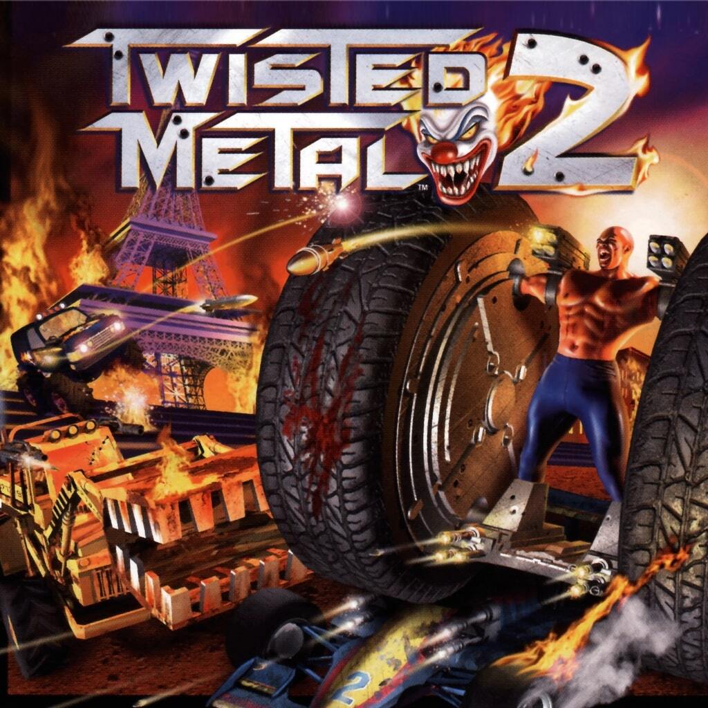 PS1 Case - NO GAME - Twisted Metal 2