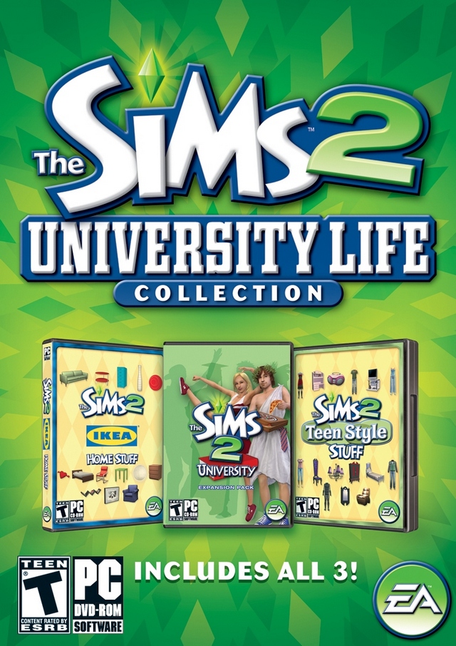 The Sims 2 University Life Collection
