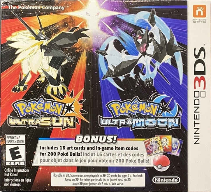 Pokemon Ultra Sun / Ultra Moon Steelbook Dual Pack