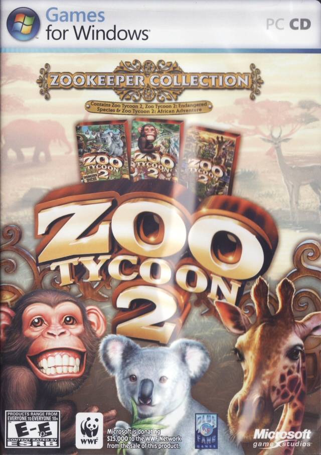 Zoo Tycoon PC Game Zoo Tycoon 2 PC Game Box Discs Microsoft Lot of Two PC  Games