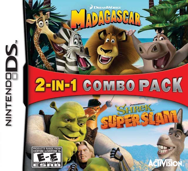 DreamWorks Madagascar / Shrek: Super Slam 2-in-1 Combo Pack